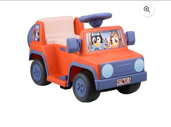 Bluey Kids Ride-On Electric Car