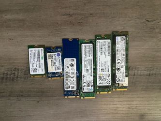 NVMe SSD all wiped and verified working