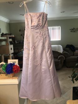 Lavender color dress
