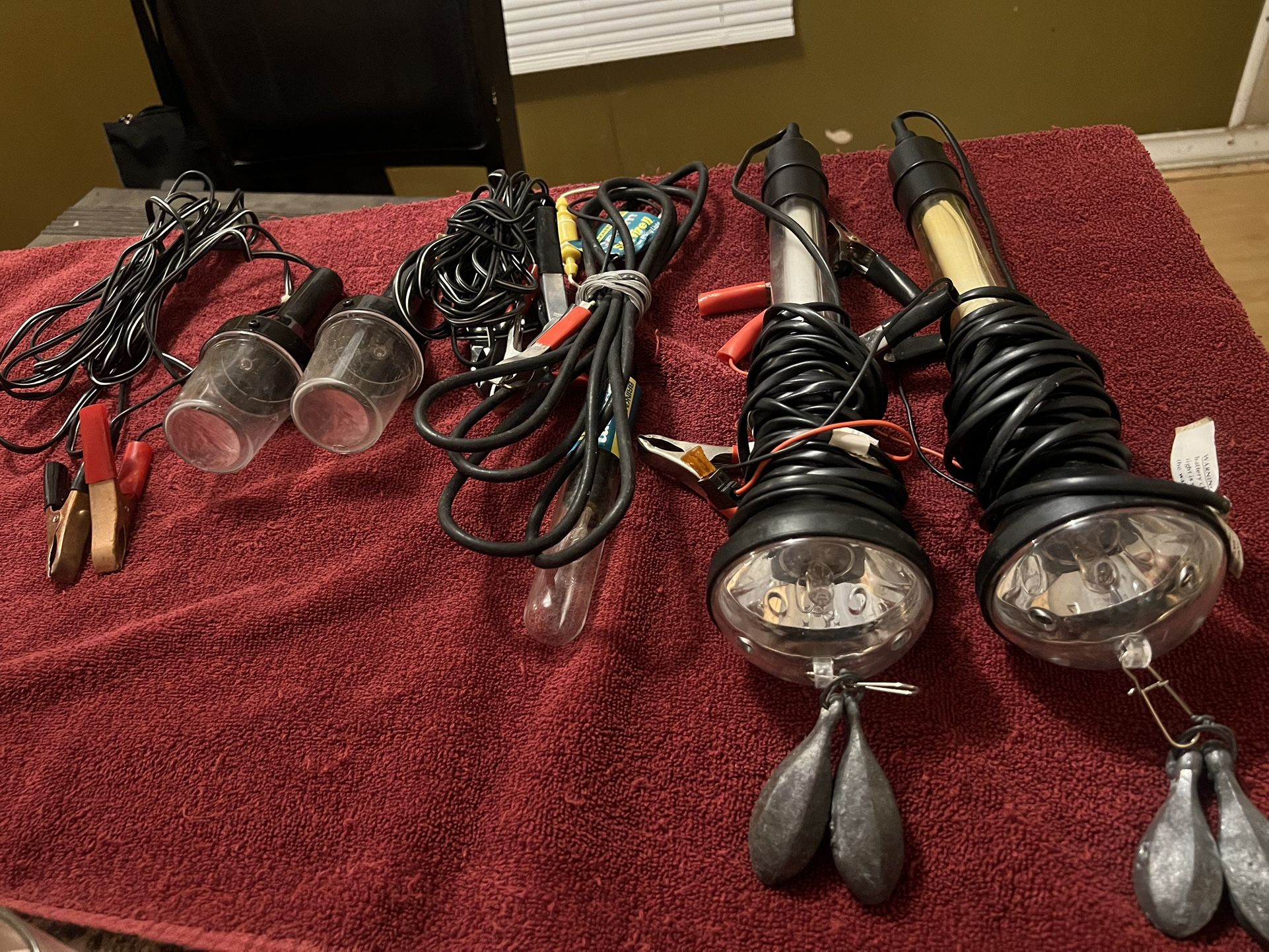 Vintage Underwater Fishing Lights