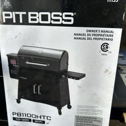 PITBOSS PELLET GRILL SMOKER WITH WI-FI TECHNOLOGY WORKS GREAT JUST DAMAGE AND MISSING WHEELS