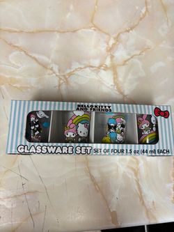 Hello kitty shot glasses