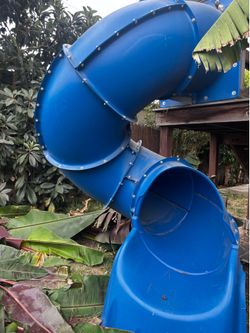 Blue slide