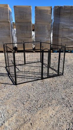 Brand New! 28” x 31.5” 8-Panel Metal Dog Playpen – Portable Pet Exercise Pen