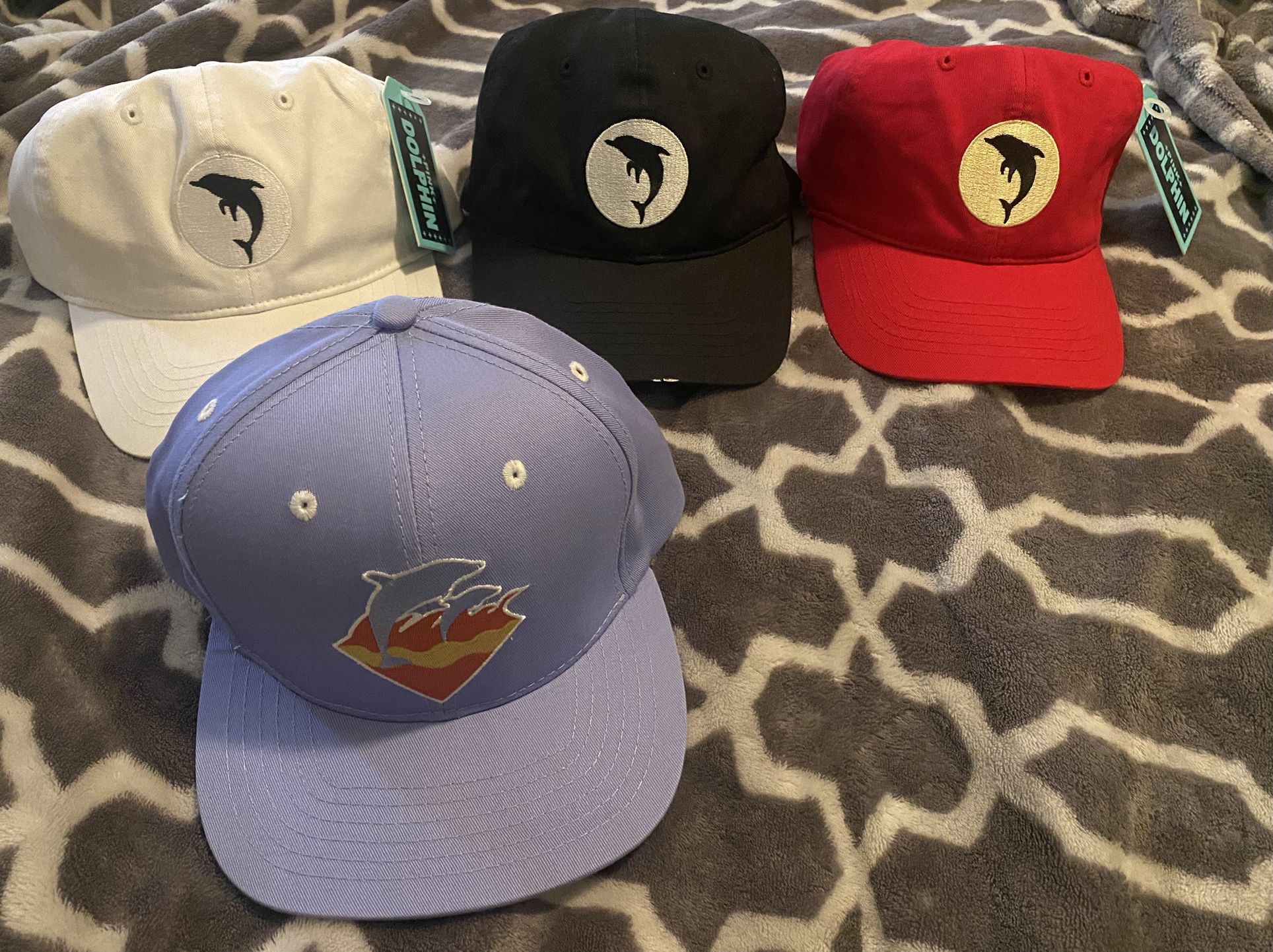 Pink Dolphin hat Lot