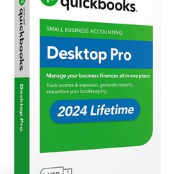 INTUIT QUICKBOOKS DESKTOP Pro 2024  For windows( digital download )