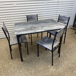 Dining Set $150 Table And 4 Chairs 