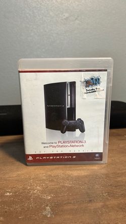 PS3 welcome to PlayStation 3 and PlayStation network