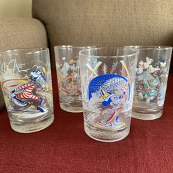 Disney “Remember the Magic” collectible glasses.
