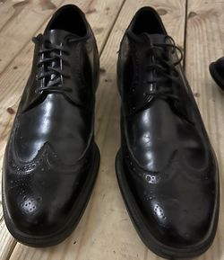 Men Black Dress Shoe Shoes Size 10