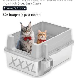 Stainless Steel Cat Litter Box With Lid