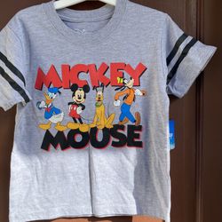 Mickey Mouse And Friends Boys T-shirt XS 4-5