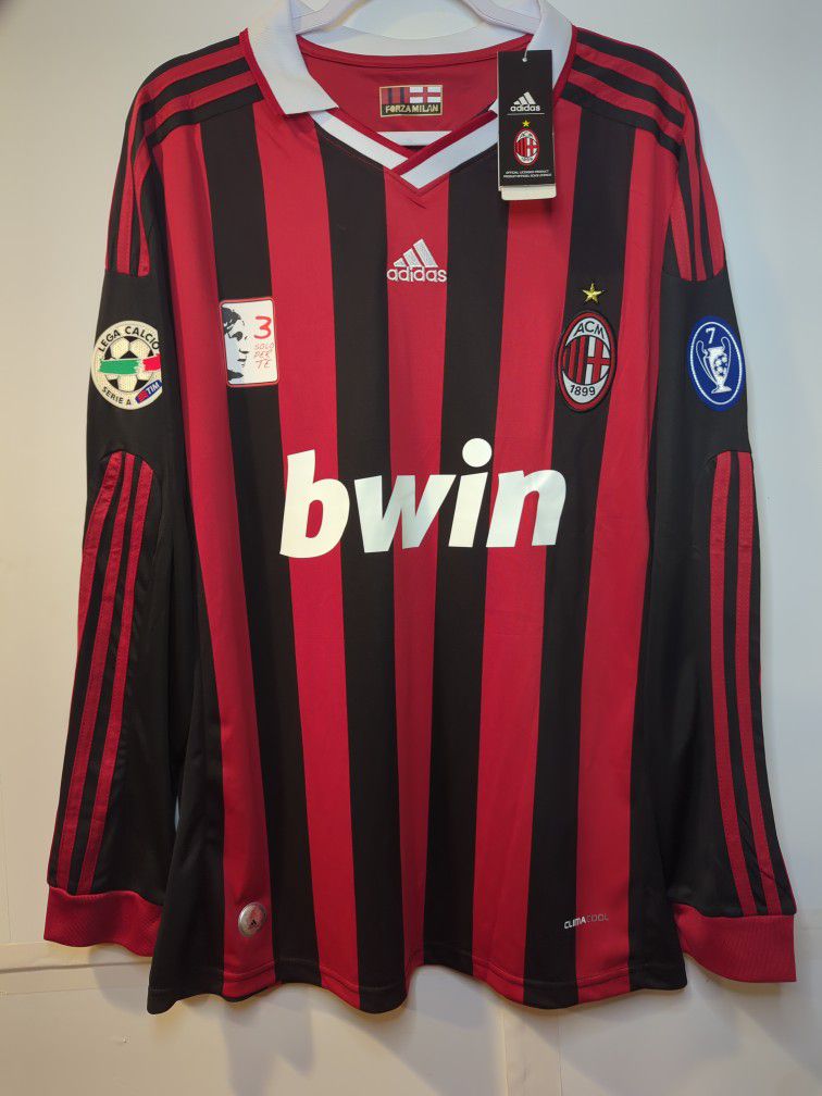 Adidas AC Milan Ronaldinho Soccer Jersey