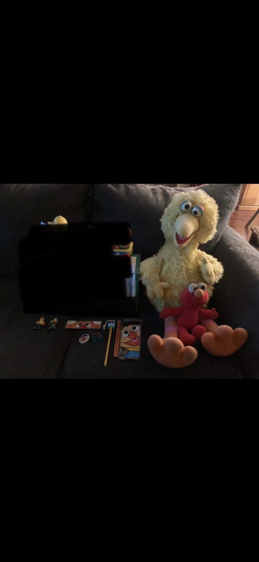 Assorted Sesame Street Toys 