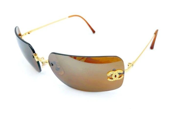 CHANEL Rhinestone 4017-d Sunglasses