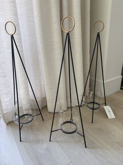 Set Of 3 Decorative Vases