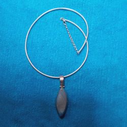 St.Silver "Snake" Chain & SS Pendant-18"