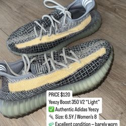 Size 8 / 6.5Y | Yeezy Boost 350 V2 “Light”