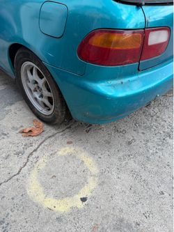 92-95 civic hatchback rear bumper