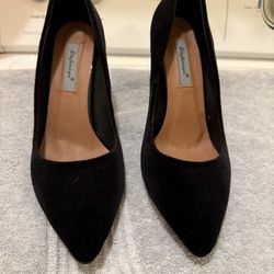Velvet Black Heels