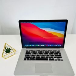 Apple MacBook Pro 15” Retina Quad Core i7/16GB RAM Laptop  Warranty Included 