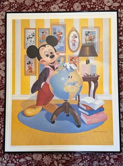 Mickey Mouse Framed Disney Portrait 1988