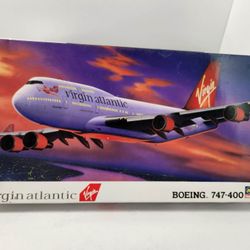 Hasegawa Boeing 747-400 Model Airplane Kit Virgin Atlantic Airways 1995 OPEN BOX