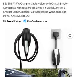 Charger Cable Holder For Tesla