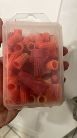 Orange Wire Connector Nuts Pack