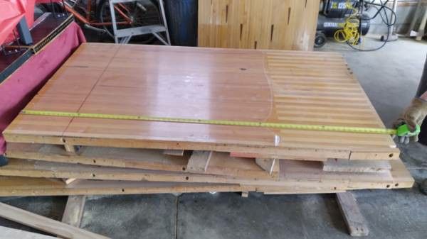 Lumber Vintage  Bowling Alley Lane Project  Wood