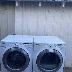 WHIRLPOOL WASHER AND. DRYER. SET. 