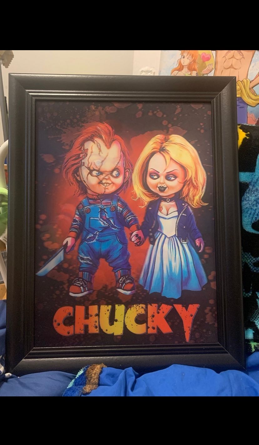 Chucky Framed 3D Art
