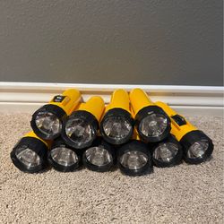 10-Pack Heavy Duty Flashlights – New (Bulk Deal)