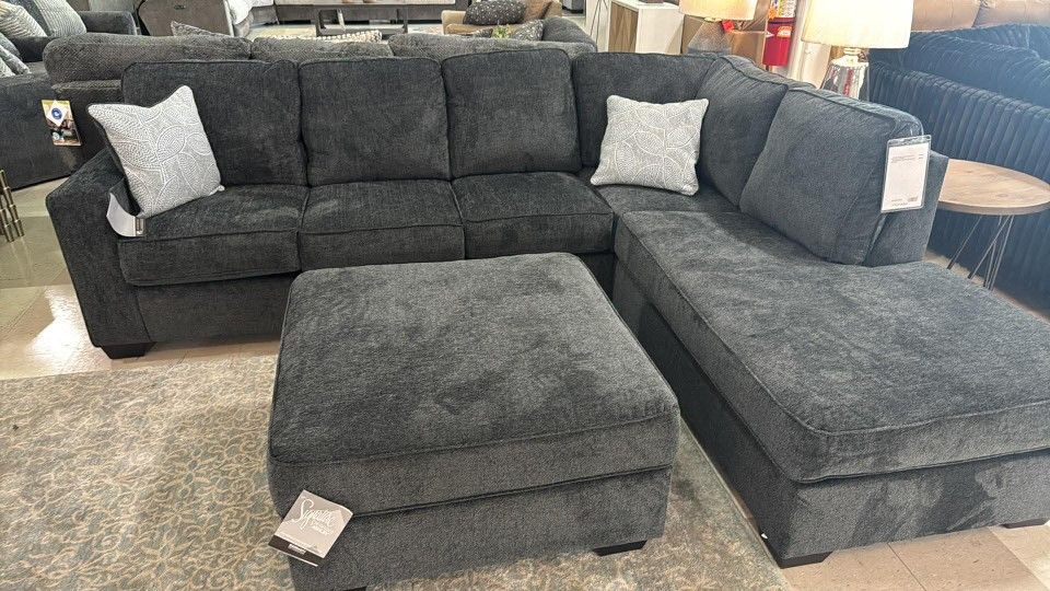 OM• $38 Initial • Brand New Altari Sectional With Chaise