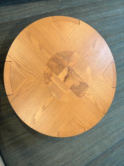 Pearce and ward brand new coffee table ash burl wood and oak