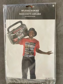 Inflatable Boom Box Party Prop
