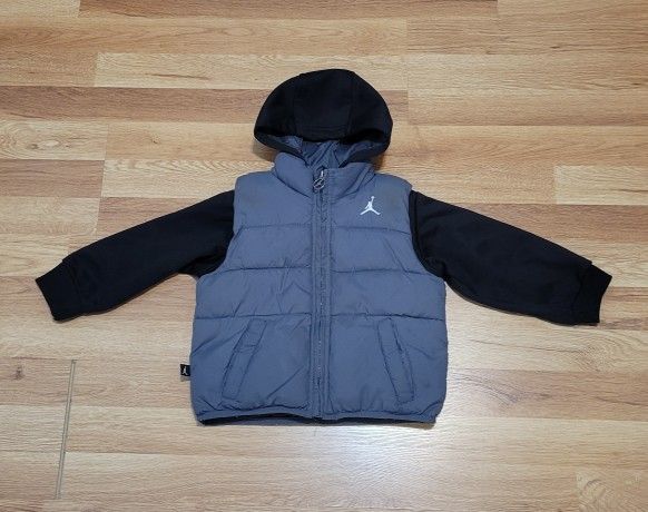 Jordan Little Boys Hoodie Vest Zip-Up Jacket