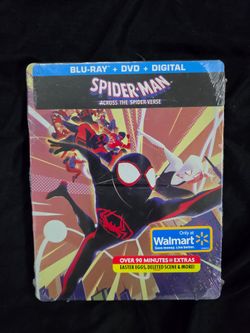 Sony Spider-Man: Across the Spider-Verse Steelbook Blu-ray+DVD+Digital Copy