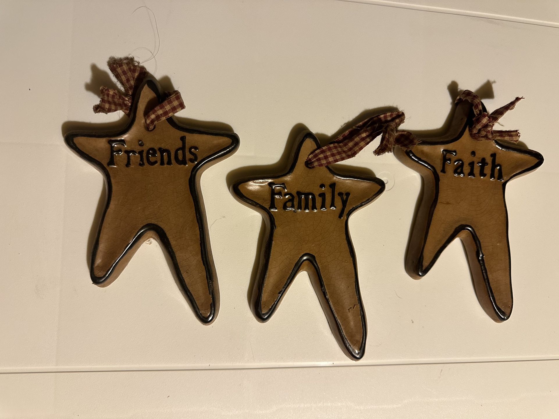 Friends, Family, and Faith Hanging Ornaments