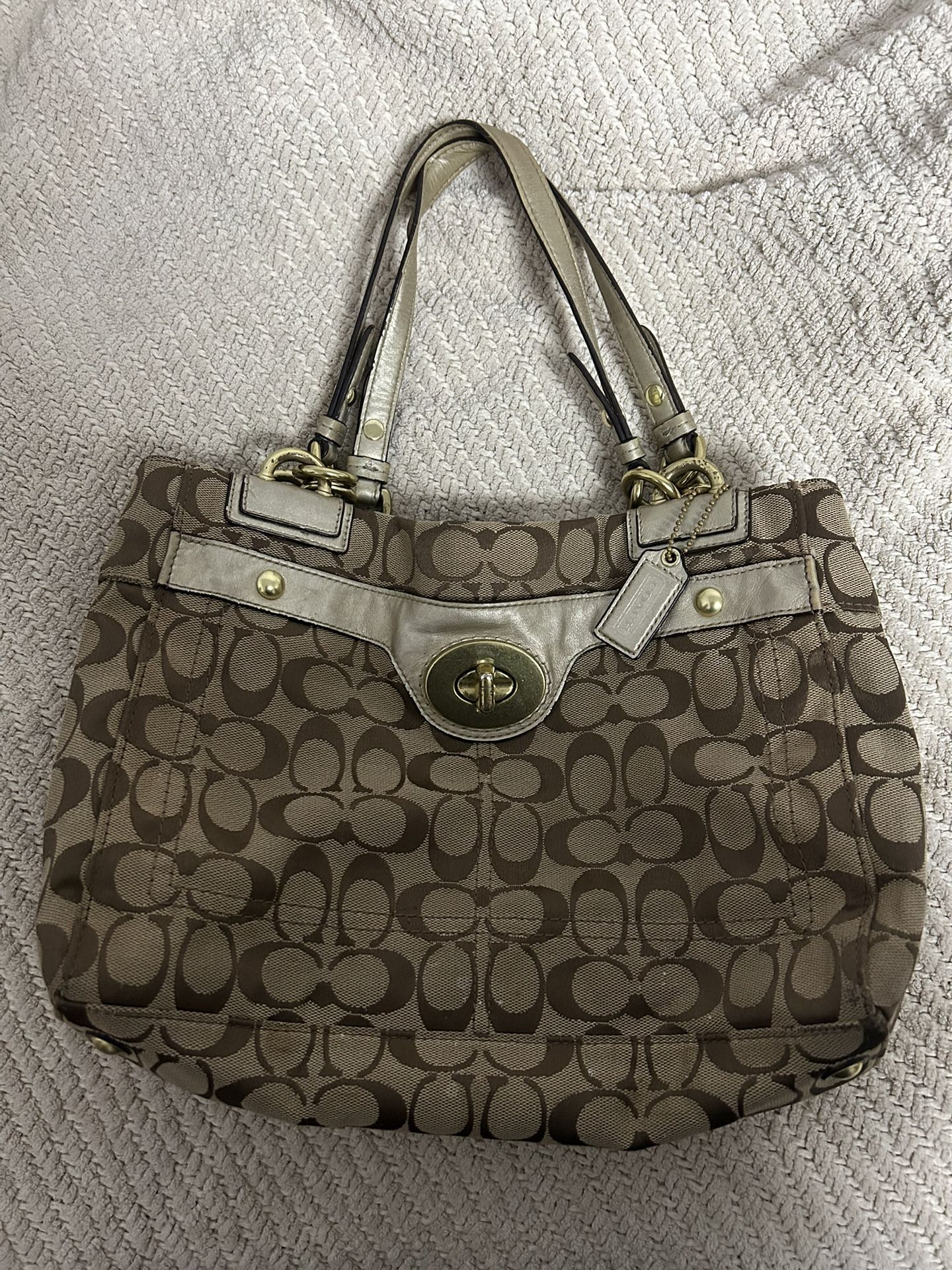 Coach Penelope Signature Jacquard Carryall