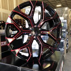 26” Snowflakes. Package includes Streets Tires Please Read Description