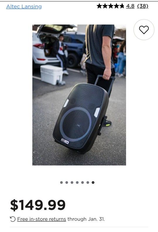 Altec Lansing Bluetooth Portable Speaker 