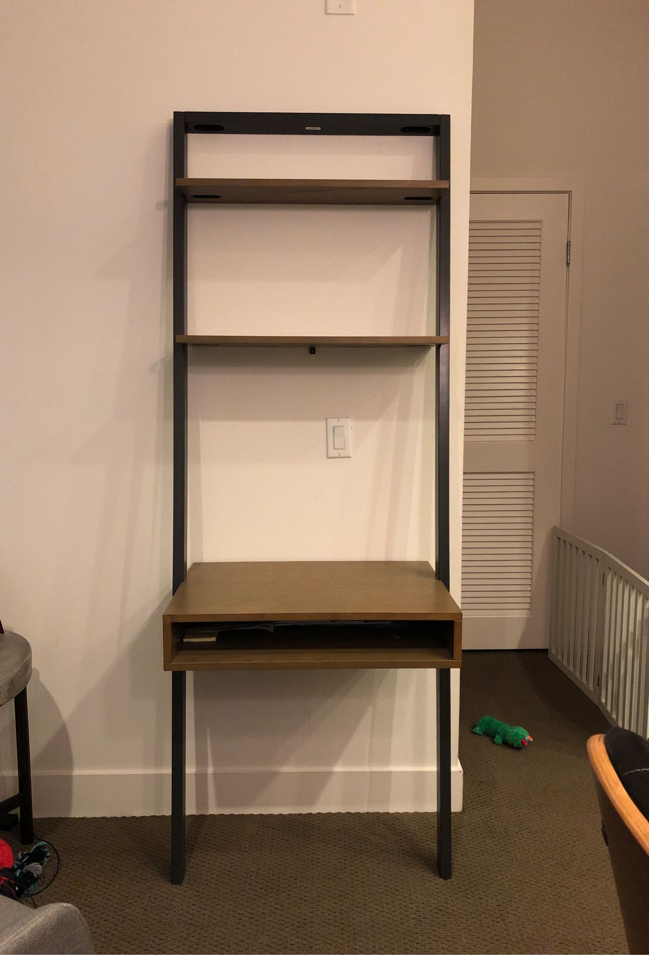 West elm Ladder shelf/desk