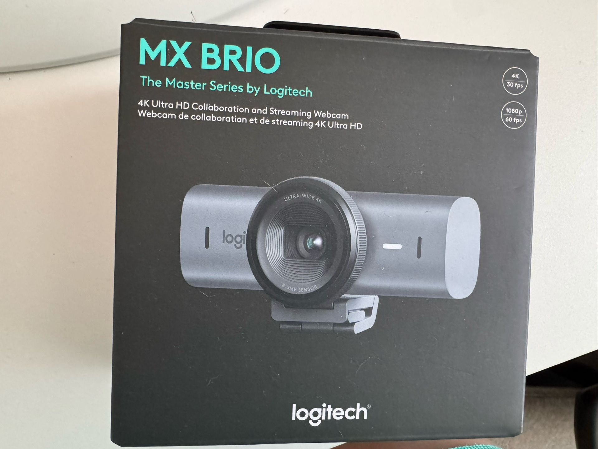 Logitech MX Brio Ultra HD 4K Collaboration and Streaming Webcam