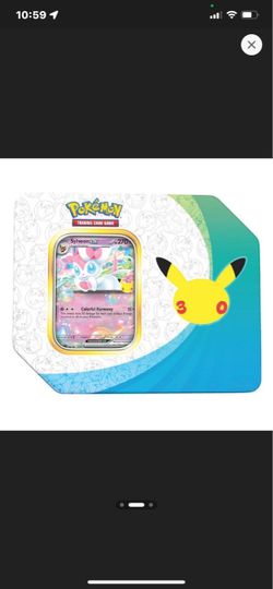 Pokémon TCG Sylveon ex 30th Anniversary Tin
