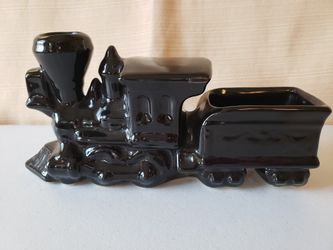 Vintage Ceramic Train Planter


