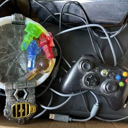 Xbox 360 Black Slim W/ Games 