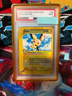 Pichu Reverse Foil #58 PSA 9