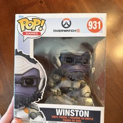 Winston Overwatch Giant Funko Pop (Never Opened) In Box 