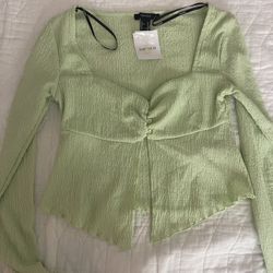 Forever 21 Green Shirt 